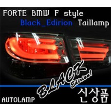 AUTOLAMP BMW F-STYLE LED TAILLIGHTS (BLACK SPECIAL) FOR KIA FORTE / CERATO 08-12 MNR